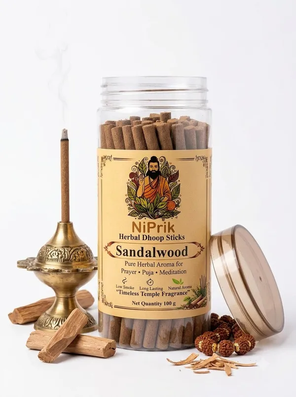 Niprik_Sandalwood_Herbal_Dhoop_Sticks_For_Puja_-_Pack_Of_3