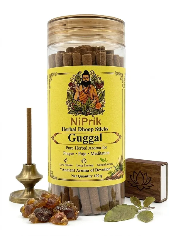 Niprik_Guggul_Herbal_Dhoop_Sticks_And_Cones_Combo_For_Puja_-_Pack_Of_3