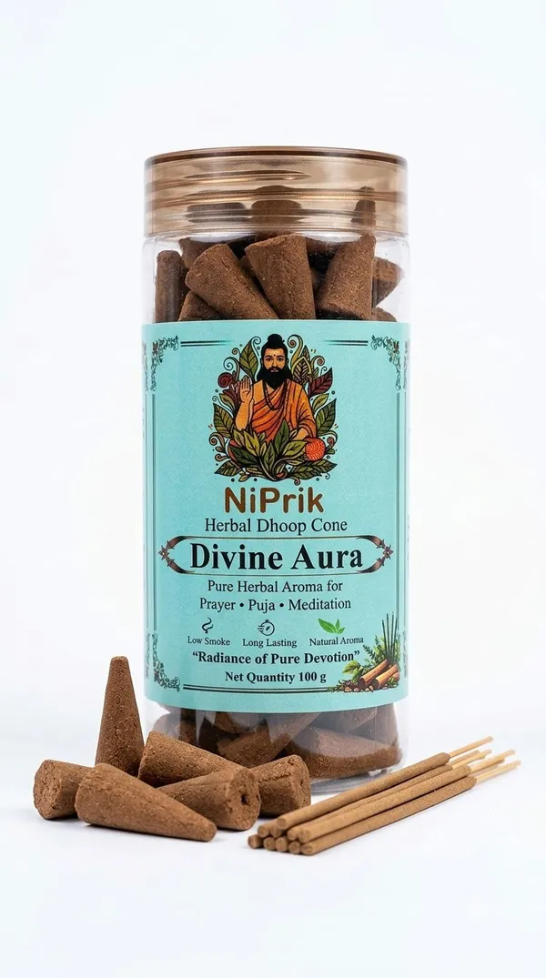 Niprik_Divine_Aura_Herbal_Dhoop_Cones_For_Puja_And_Meditation_-_Pack_Of_3
