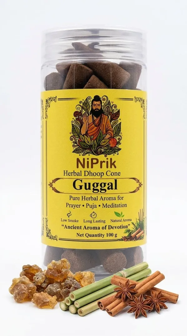 Niprik_Guggul_Herbal_Dhoop_Sticks_And_Cones_Combo_For_Puja_-_Pack_Of_3