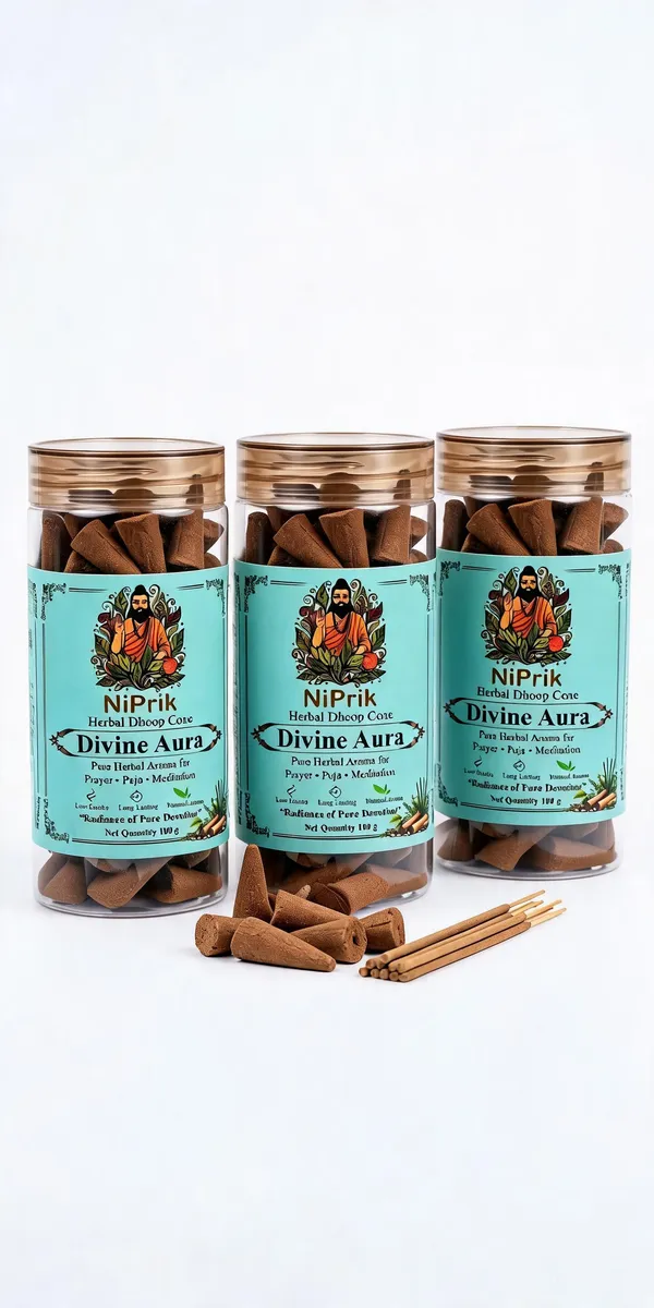 Niprik_Divine_Aura_Herbal_Dhoop_Cones_For_Puja_And_Meditation_-_Pack_Of_3
