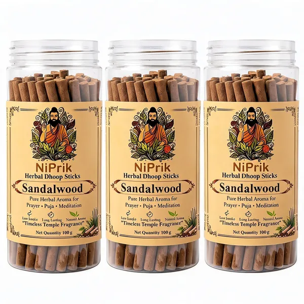 Niprik_Sandalwood_Herbal_Dhoop_Sticks_For_Puja_-_Pack_Of_3