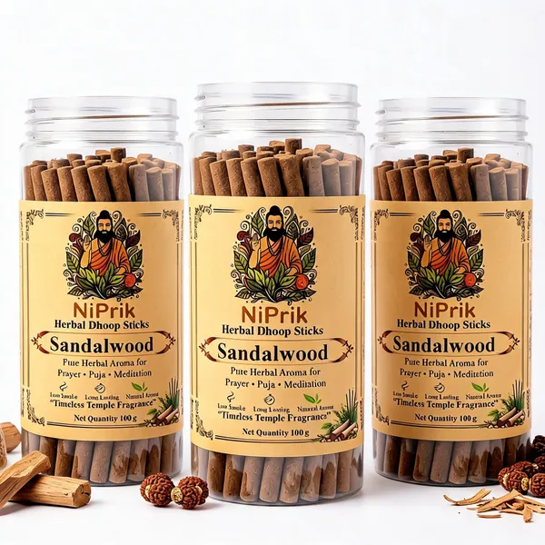 Niprik_Sandalwood_Herbal_Dhoop_Sticks_For_Puja_-_Pack_Of_3