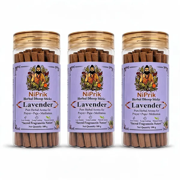 Niprik_Lavender_Herbal_Dhoop_Sticks_For_Puja_-_Pack_Of_3
