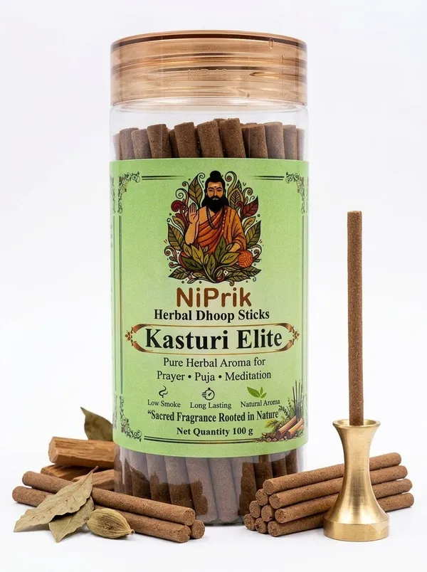 Niprik_Kasturi_Elite_Herbal_Dhoop_Sticks_For_Puja_-_Pack_Of_3