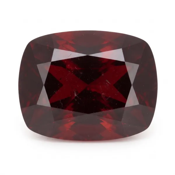 Garnet_(Raktashm)_Loose_Astrological_Gemstone_(Cushion)_8.00_Ratti
