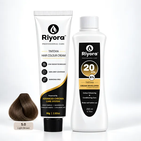 Natural_Looking_Light_Brown_(5No)_Riyora_Tintovia_Hair_Colour_Cream_80_Gm