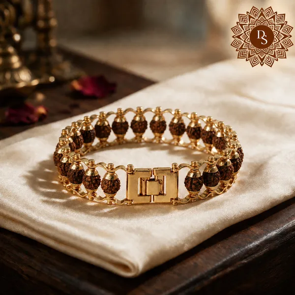 5_Mukhi_Rudraksha_Golden_Bracelet_(Shiv_Kavach)