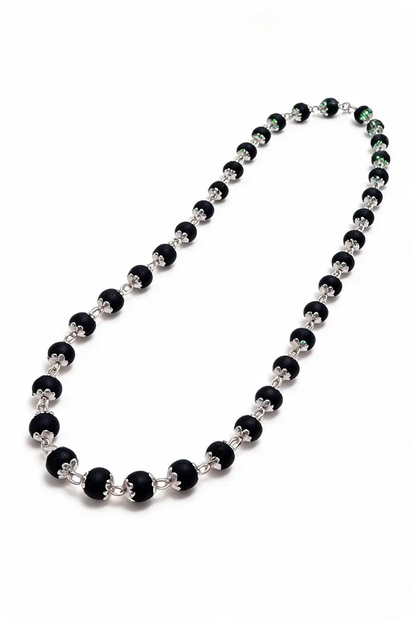 Black_And_Clear_Beaded_Necklace_for_Women