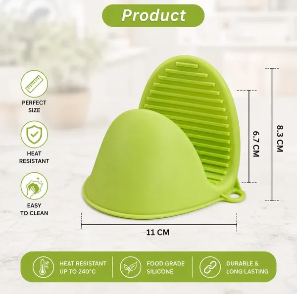 Green_Silicone_Heat_Resistant_Kitchen_Mitts_Set