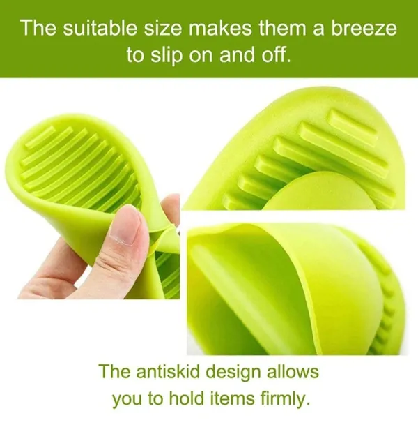 Green_Silicone_Heat_Resistant_Kitchen_Mitts_Set