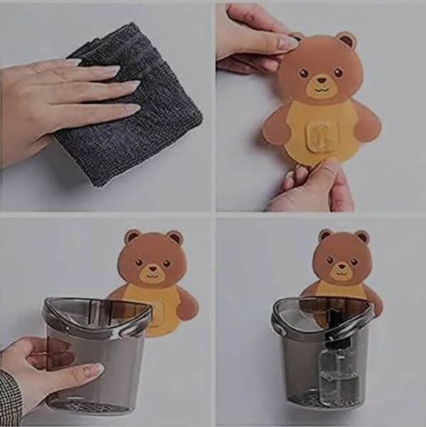 Plastic_Bear_Design_Toothbrush_Holder