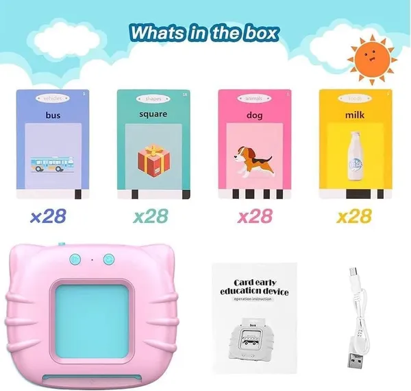 Pink_Card_Early_Education_Device_For_Toddlers