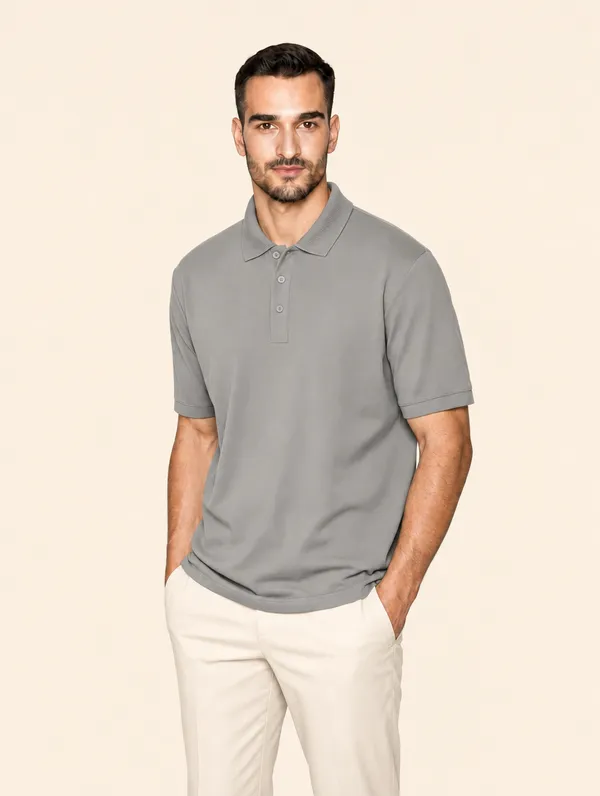 Grey_Regular_Fit_Polo_T-Shirt_for_Men