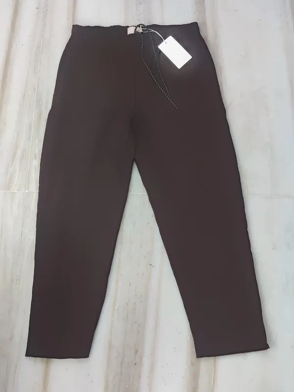 Brown_Drawstring_Straight_Fit_Pants_for_Men