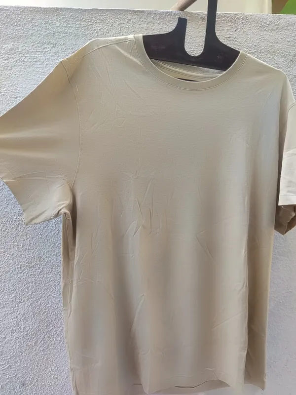 Beige_Solid_Crew_Neck_T-Shirt_for_Men