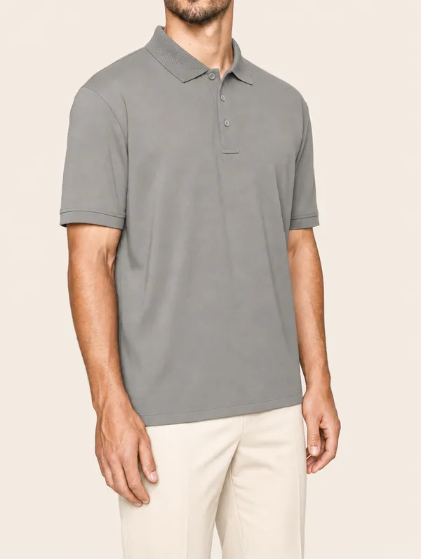 Grey_Regular_Fit_Polo_T-Shirt_for_Men