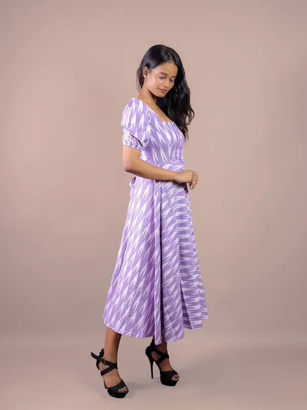 Lavender_Printed_Fit_And_Flare_Dress_For_Women