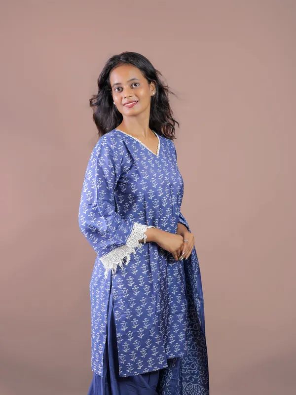 Blue_Printed_Kurta_Set_for_Women