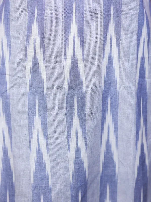 Neel_Raaga_–_Blue_Ikkat_Cotton_Dress