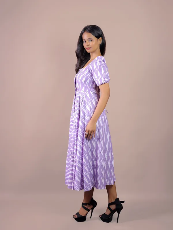 Lavender_Printed_Fit_And_Flare_Dress_For_Women