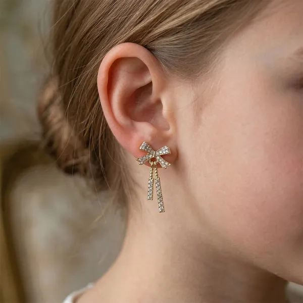 Gold_Alloy_Bow_Drop_Earrings_For_Women