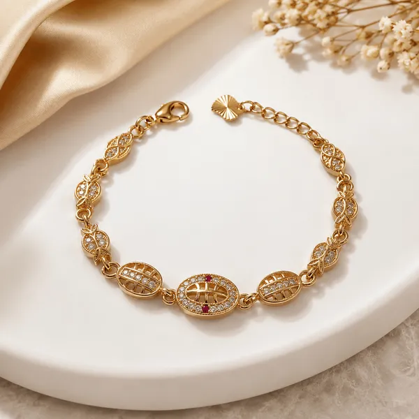 Gold_Alloy_Crystal_Openwork_Link_Bracelet_For_Women