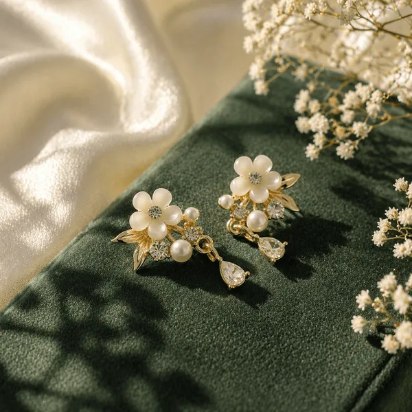 Gold_Alloy_Floral_Pearl_Teardrop_Drop_Earrings_For_Women