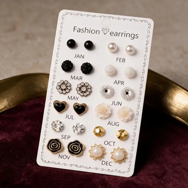 Multicolor_Fashion_Stud_Earrings_Set_For_Women