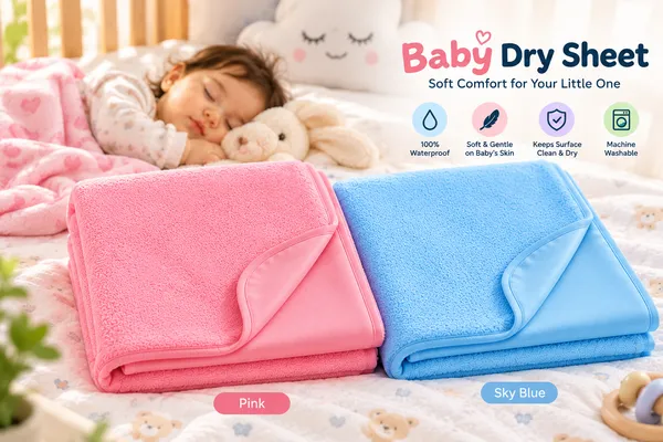 Sky_Blue_Pink_Baby_Soft_Medium_Baby_Dry_Sheet_For_Babies