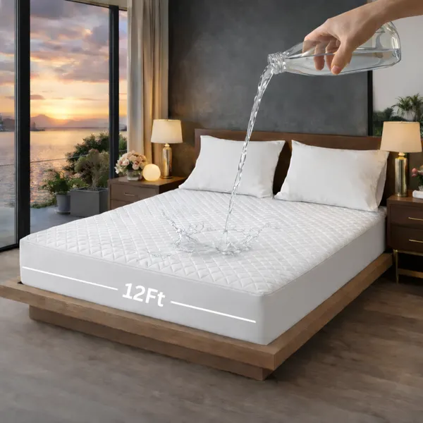 Cotton_Quilted_Solid_White_King_Size_Mattress_Protector