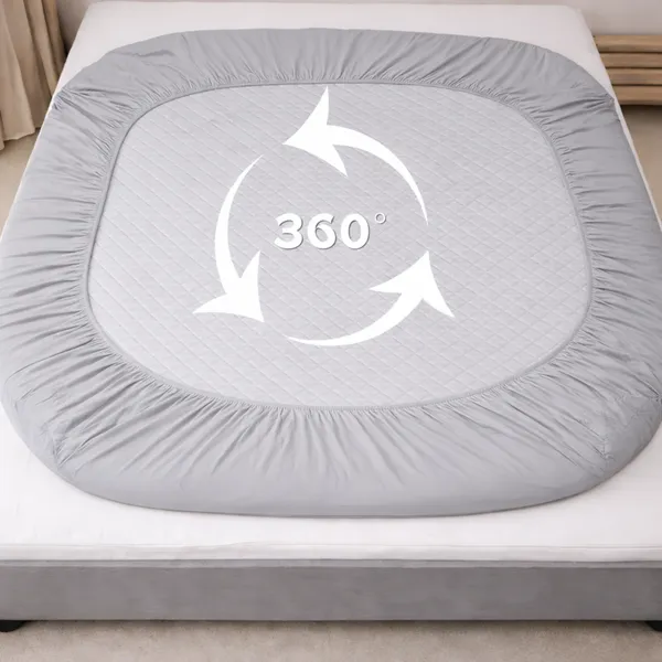 Cotton_Quilted_Solid_Grey_King_Size_Mattress_Protector