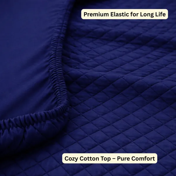Cotton_Quilted_Solid_Navy_Blue_King_Size_Mattress_Protector