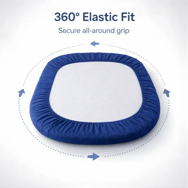 Cotton_Waterproof_Solid_Navy_Blue_King_Size_Mattress_Protector