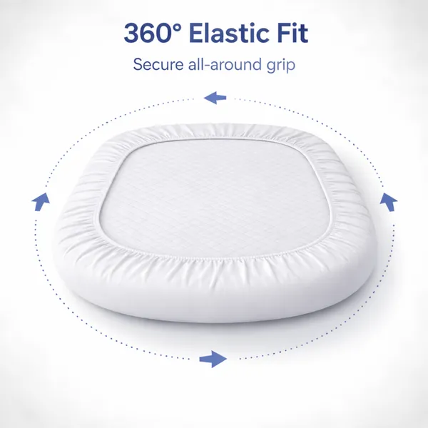 Cotton_Waterproof_Solid_White_King_Size_Mattress_Protector