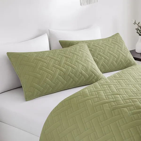 Cotton_Quilted_Solid_Peach_King_Size_Fitted_Bed_Cover