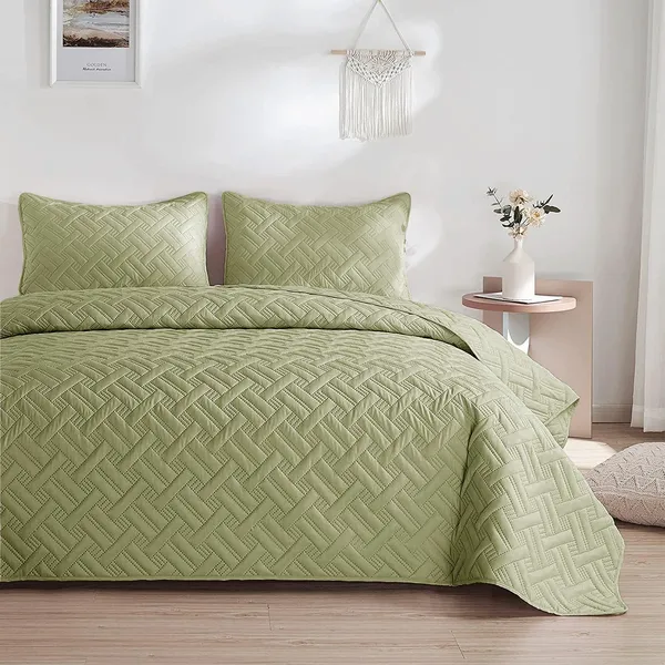 Cotton_Quilted_Solid_Peach_King_Size_Fitted_Bed_Cover