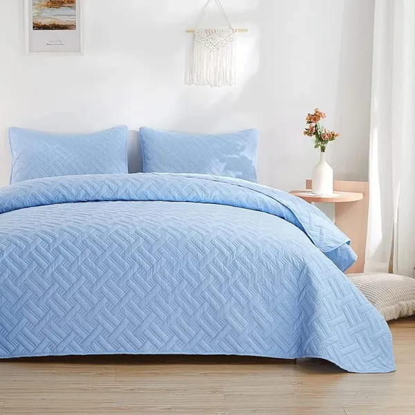 Cotton_Quilted_Solid_Sky_Blue_King_Size_Fitted_Bed_Cover