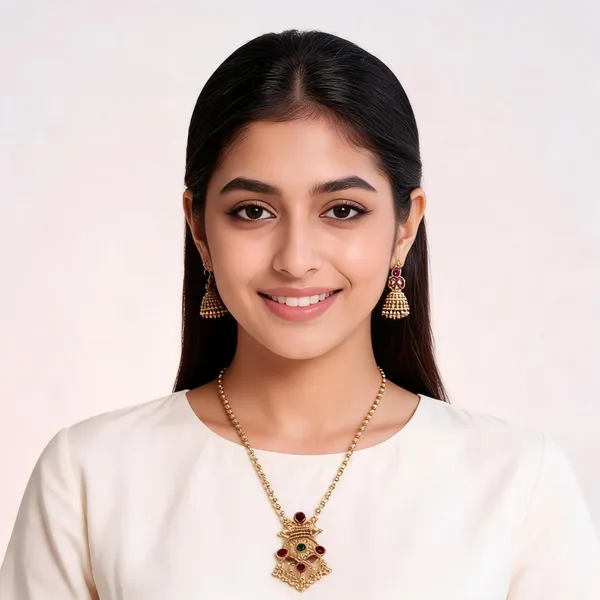 Gold_Brass_Traditional_Stone_Accent_Necklace_Set_For_Women