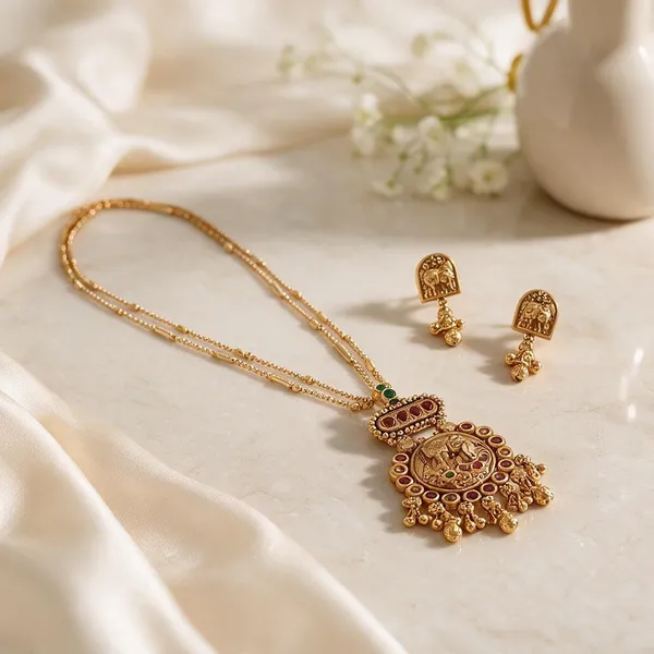 Gold_Brass_Ornate_Stone_Traditional_Necklace_And_Earrings_Set_For_Women