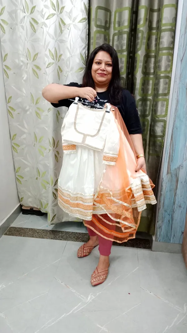 Banarsi_Silk_Lehenga_For_Kids_Off_White