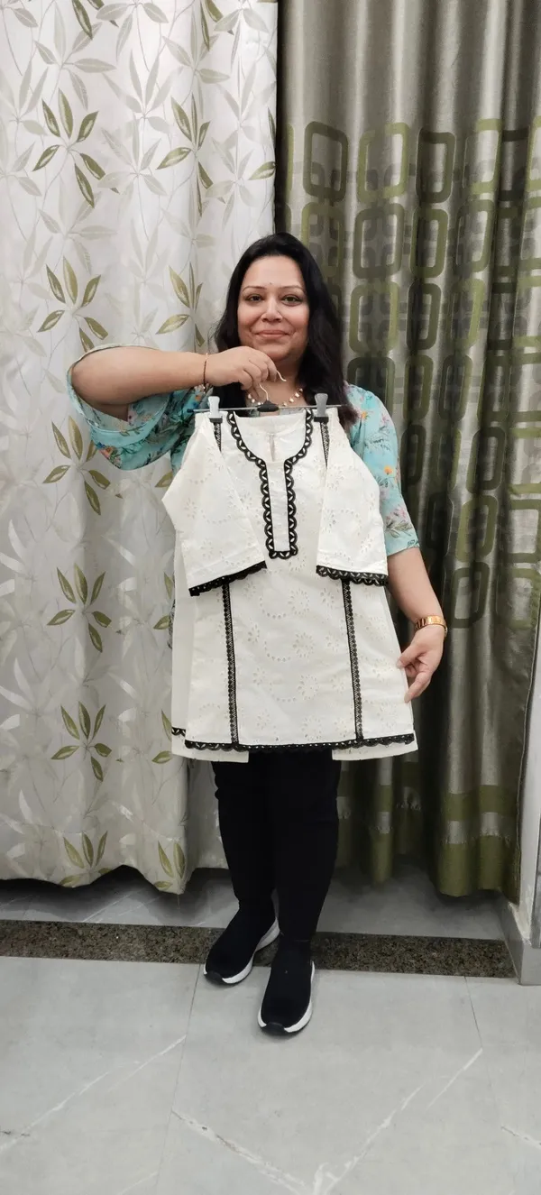 Off-White_Black_Organic_Cotton_Chikan_Co-Ord_Set_For_Kids