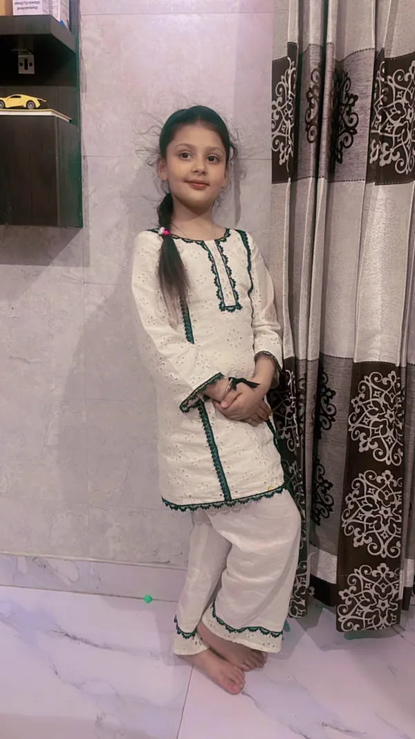 Off-White_Black_Organic_Cotton_Chikan_Co-Ord_Set_For_Kids