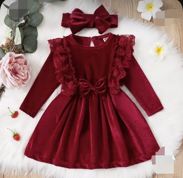 Premium_Winter_Velvet_Frocks_Peach