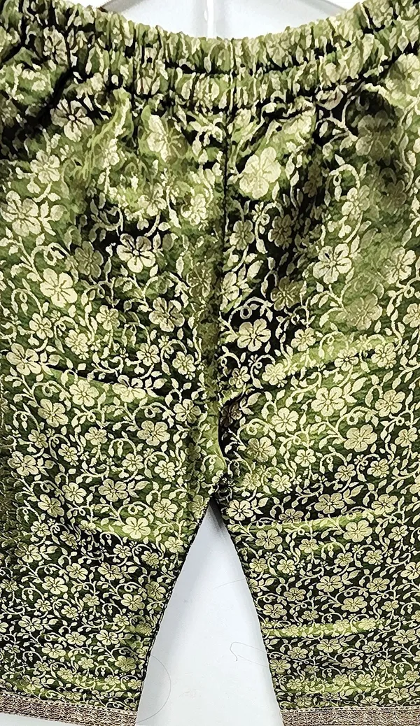 Luxe_Banarasi_Cords_For_Kids_Green
