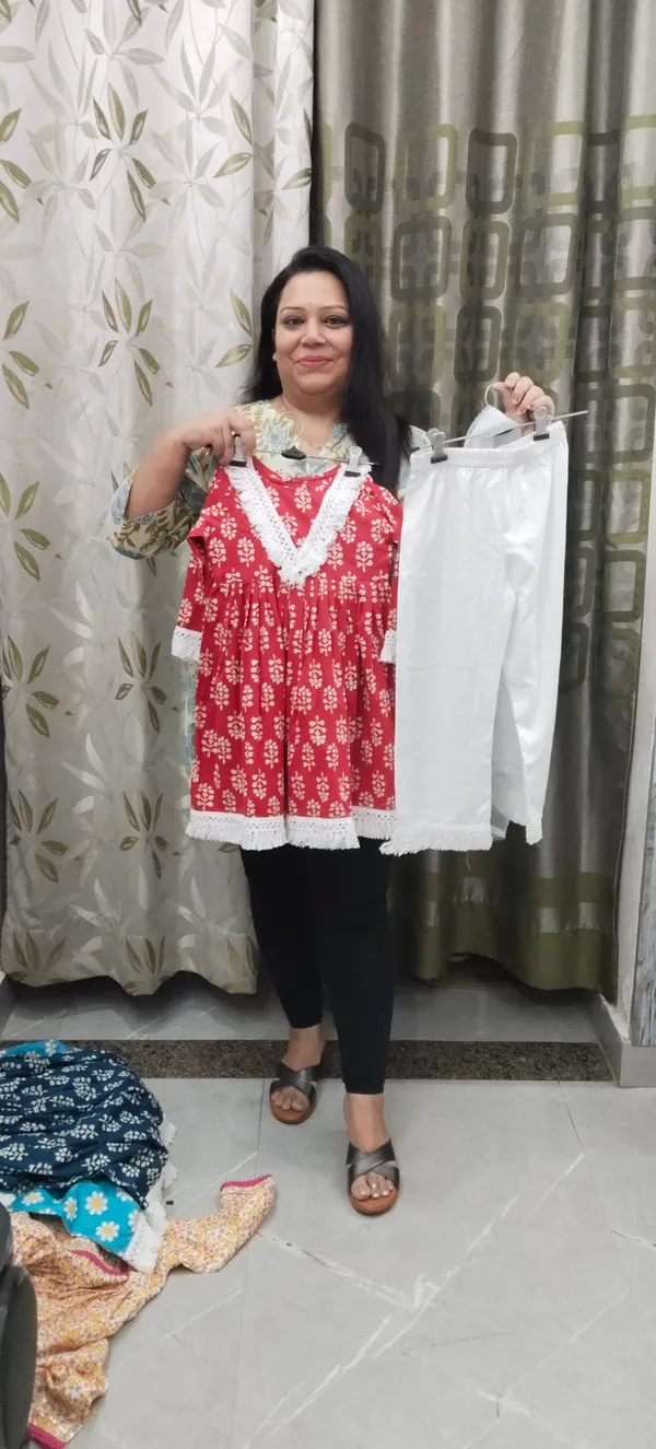 Summer_Cotton_Frock_Suits_For_Kids_Firozi