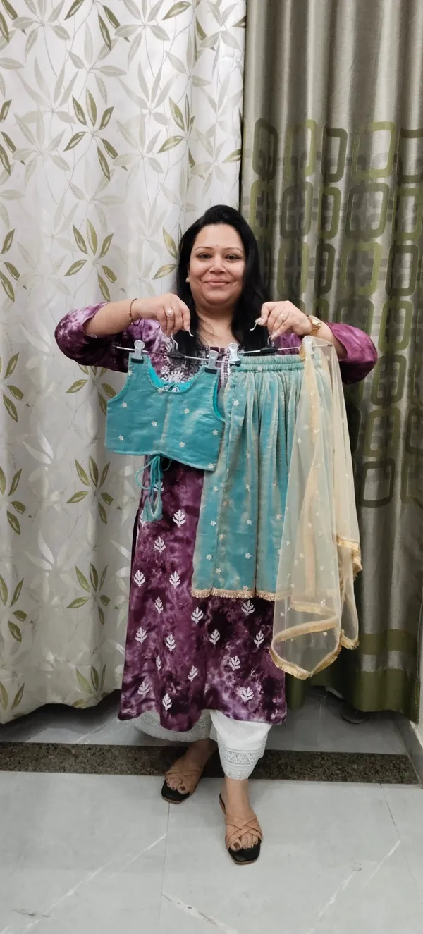 Mehendi_Green_Satin_Embroidered_Lehenga_Set_For_Kids