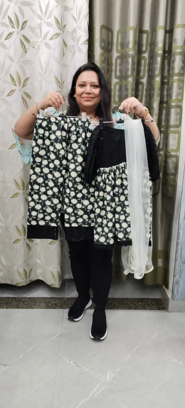 Cotton_Frocks_Suits_For_Summer_Black_N_White