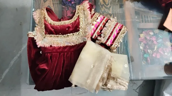 Premium_Velvet_Kaudi_Dress_Red