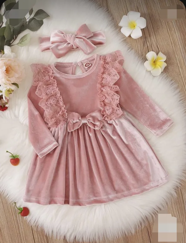 Premium_Winter_Velvet_Frocks_Bottle_Green